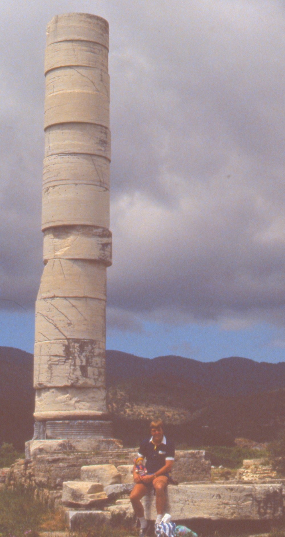 Quiet and Merlin at the Temple of Hera, Samos