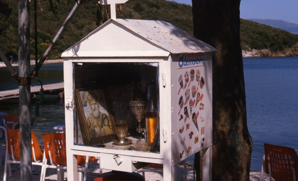Shrine on Agios Stefanos Beach, Corfu