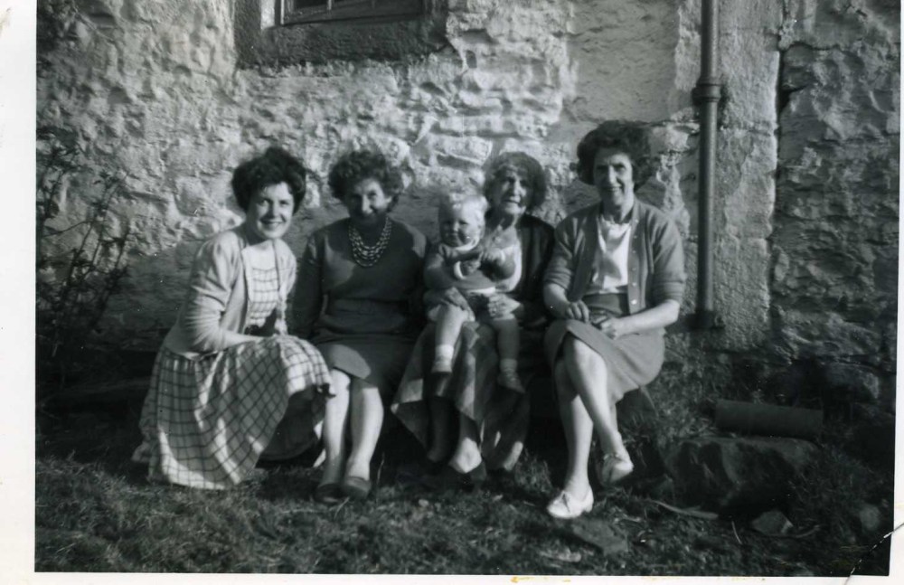 Me, Auntie Margaret, Melanie, Granny Clark, Mum 1961